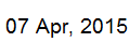 7 Apr, 2015