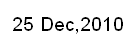 25 Dec, 2010