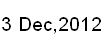 3 Dec, 2012