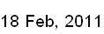 18 Feb, 2011