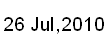 26 July, 2010
