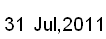 31 July, 2011