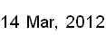 14 Mar, 2012