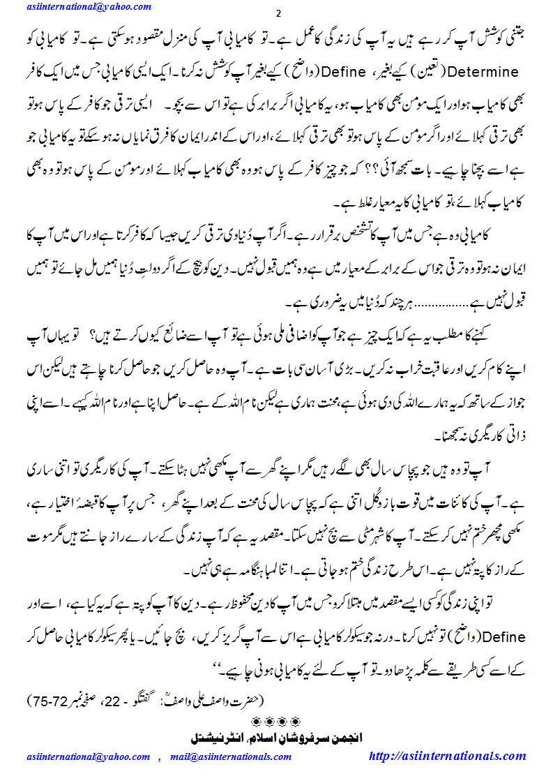 کامیابی کیا ہے؟ - What is success?