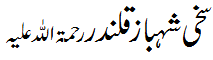 سخی شہباز قلندر