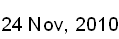 24 Nov, 2010