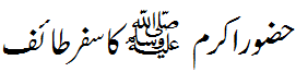 سفر طایف کے حالات - Story of Taif visit