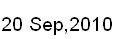 20 Sep, 2010