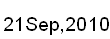 21 Sep, 2010