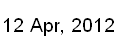 12 Apr, 2012