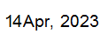 14 Apr, 2023