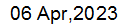 6 Apr, 2023