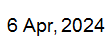 6 Apr, 2024