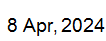 8 Apr, 2024