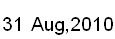 31 August, 2010