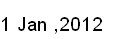 1 Jan, 2012