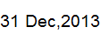 31 Dec, 2013