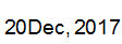 20 Dec, 2017