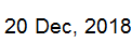 20 Dec, 2018