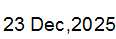 23 Dec, 2025