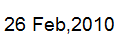26 Feb, 2011