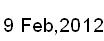 9 Feb, 2012