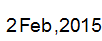 2 Feb, 2015