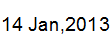 14 Jan, 2012