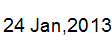 24 Jan, 2013