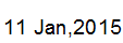 11 Jan, 2015