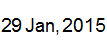 29 Jan, 2015