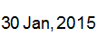 30 jan, 2015