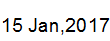 15 Jan, 2017
