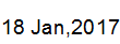 18 Jan, 2017