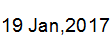 19 Jan, 2016