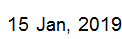 15 Jan, 2019