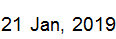 21 jan, 2019