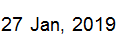 27 Jan, 2019