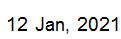 12 Jan, 2021