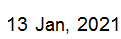 13 Jan, 2021