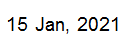 15 Jan, 2021