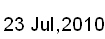 23 July, 2010
