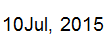 10 July, 2015
