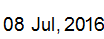 8 July, 2016