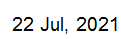 22 Jul, 2021