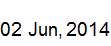 2 June, 2014