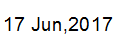 17 June, 2017