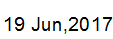 19 June, 2017
