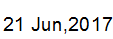 21 June, 2017