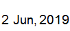 2 June, 2019